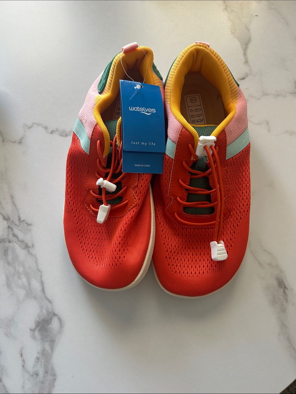 Women's Red Casual Mesh Sneakers